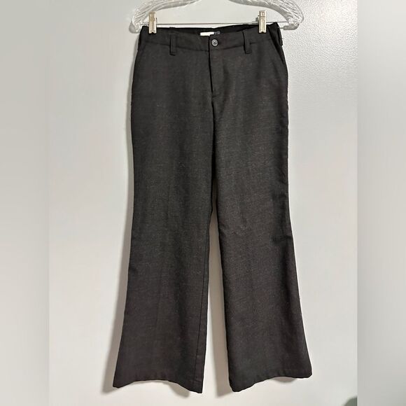Gap wide leg grayish black pants. Size 0A - Picture 1 of 8